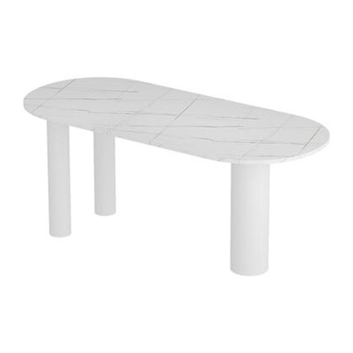Metal Contemporary White Dining Table Sintered Stone Top Table for Dining Room Clearhalo ' dining_table' 'Dining Tables & Seating' 'Dining Tables' 'furn' 'furn_dining_table' 'Furniture' 'furniture_dining_table' 'Kitchen & Dining Furniture' 'kitchen&dining_furn' 'kitchen' 'kitchen_dining_table' 1200x1200_c5928011-ebaf-4387-9d23-411b29053038