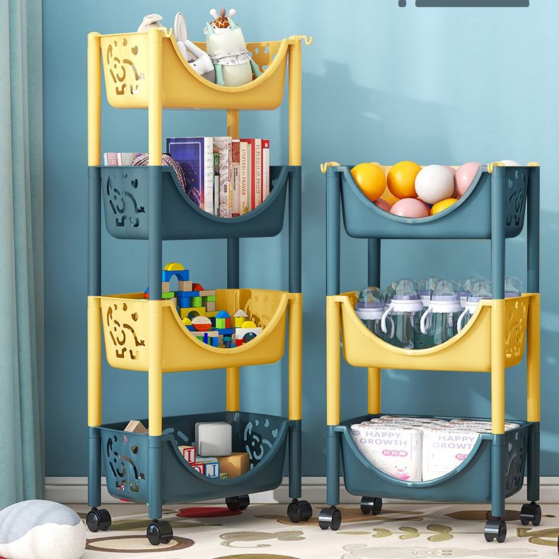 Libreria in stile moderno Etagere Libreria di plastica aperta per la casa