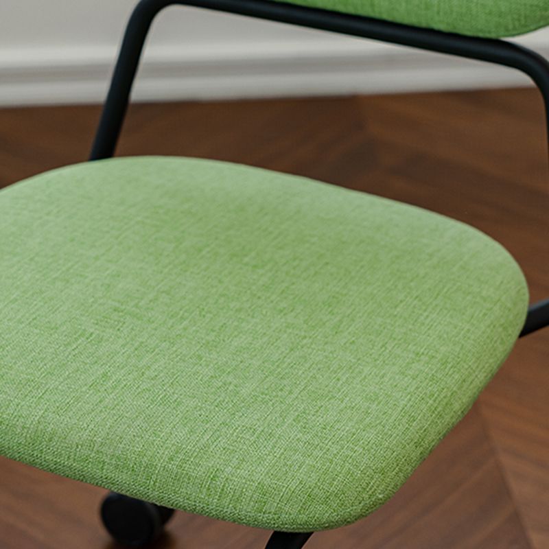 Sedia da scrivania senza braccia moderna nessuna sedia da ufficio ergonomica angosciante con ruote