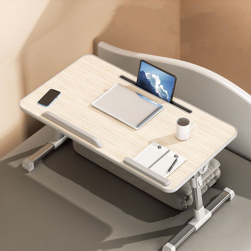 Contemporary Adjustable Laptop Table Office Desk for Bedroom Clearhalo 'furn' 'furn_office_desk' 'Furniture' 'Office Desks' 'Office Furniture' 'office_desk' 1200x1200_c5945617-0ed4-4ec2-8118-b3956a71b7c2