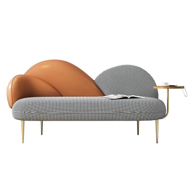 Contemporary Curved Sofa Moon Shape Sloped Arm Sofa with Storage Tray for Living Room Clearhalo 'furn' 'furn_sofas' 'Furniture' 'Living Room Furniture' 'Sofa' 'sofas' 1200x1200_c5945a3d-9bcf-48e9-abdb-8fd876b1b9c4
