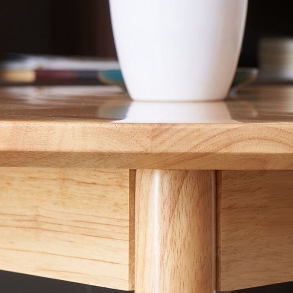 Rubberwood Solid Wood Tripod Table Simplicity Dining Table Round for Kitchen Home Clearhalo ' dining_table' 'Dining Tables & Seating' 'Dining Tables' 'furn' 'furn_dining_table' 'Furniture' 'furniture_dining_table' 'Kitchen & Dining Furniture' 'kitchen&dining_furn' 'kitchen' 'kitchen_dining_table' 1200x1200_c594a80a-0dad-4789-b04d-f187ce82b5ca