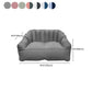 Velvet Loveseat Sofa Flared Apartment Arm Settee for Living Room