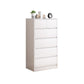 Contemporary Vertical Rubberwood Dresser Bedroom Lingerie Chest Dresser with Drawer