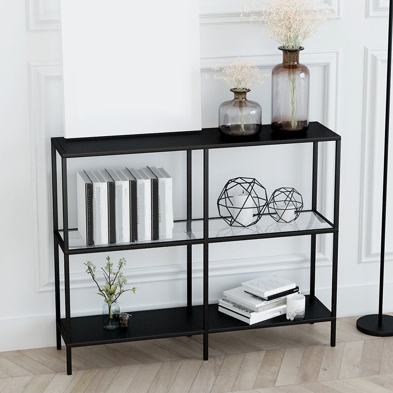 Eigentijdse console accenttabel antieke afwerking rechthoek sofa console tabel in metaal