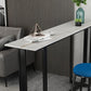 Stenen bar eettafel moderne rechthoekige balktafel met schroefdeksel voor woonkamer balkon