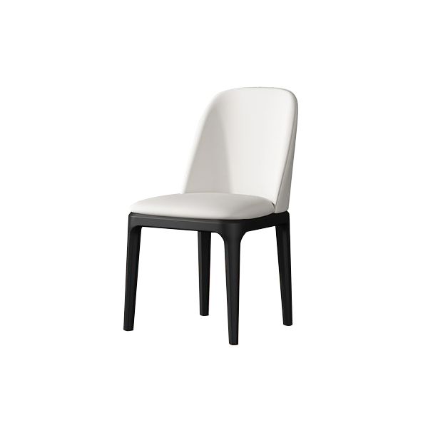 Contemporary Metal Dining Room Chairs Leather Dining Armless Chairs for Restaurant Clearhalo ' kitchen&dining_furn' 'Dining Chairs' 'Dining Tables & Seating' 'dining_chair' 'furn' 'furn_dining_chair' 'Furniture' 'furniture_dining_chair' 'Kitchen & Dining Furniture' 'kitchen' 1200x1200_c59ebd71-83e2-4f9f-a305-722e96073b14