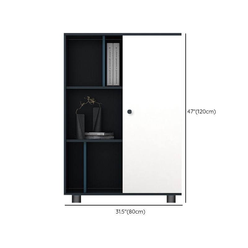 Pannello di contrasto di archivio contemporaneo Pannello di archiviazione verticale