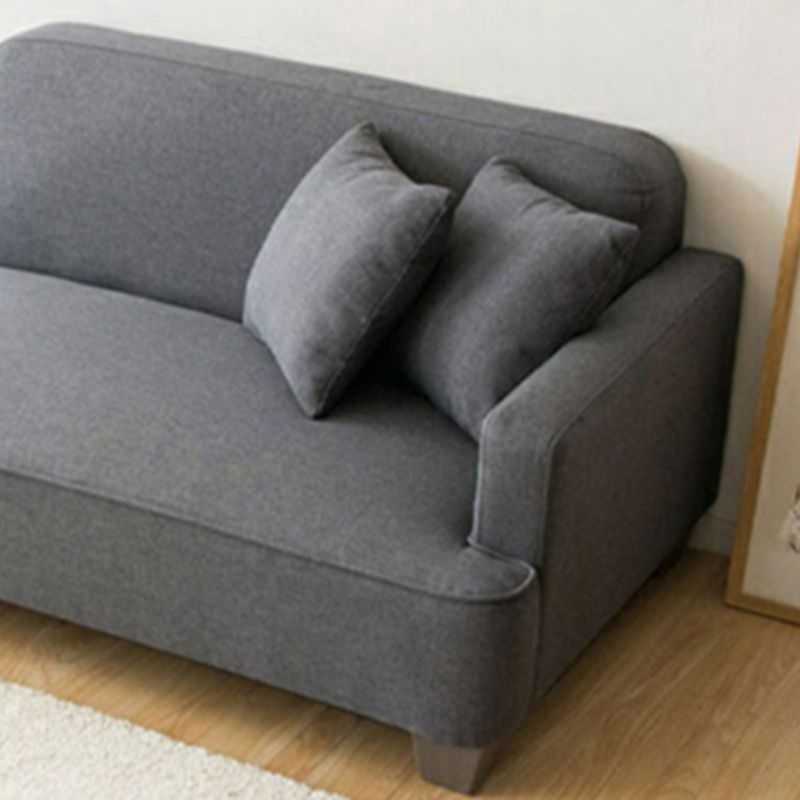 Sezioni a braccio quadrato contemporaneo 43.3 "l loveat con poggiapiedi