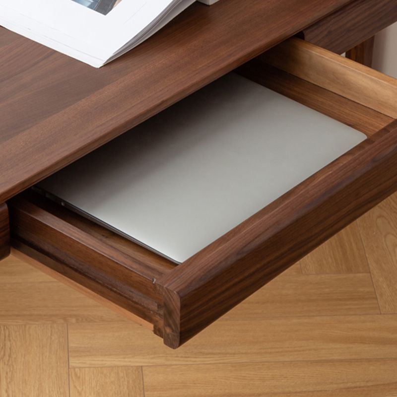 Bureau de bureau en bois massif moderne en forme de tiroir unique en forme de tiroir unique pour la maison
