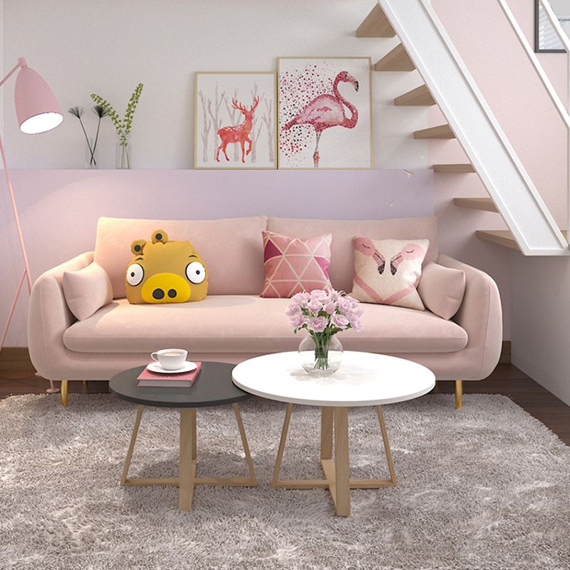 31.5"H Polyester Blend Tuxedo Arm Loose Back Sofa For Living Room Clearhalo 'furn' 'furn_sofas' 'Furniture' 'furniture_sofas' 'Living Room Furniture' 'Sofa' 'sofas' 1200x1200_c5a903cf-4761-44d9-aefa-c1749e1f5770