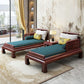 Chaise Tradicional con Brazos y Almohada Brazos Redondos para Salón