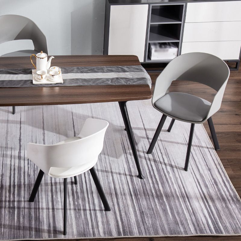 Metal Industrial Kitchen Dining Room Chair Open Back Armchair Clearhalo ' kitchen&dining_furn' 'Dining Chairs' 'Dining Tables & Seating' 'dining_chair' 'furn' 'furn_dining_chair' 'Furniture' 'furniture_dining_chair' 'Kitchen & Dining Furniture' 'kitchen' 1200x1200_c5afbc3c-51ce-4f6e-828b-57620173c84f