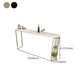 Stone Bar Dining Table Modern Oval Bar Table with Double Pedestal for Milk Tea Shop Clearhalo 'Bar Furniture' 'Bar Tables' 'bar_tables' 'furn' 'furn_bar_tables' 'Furniture' 'furniture_bar_tables' 'Kitchen & Dining Furniture' 1200x1200_c5afd58c-a192-4ceb-8653-c0e3556a1f22