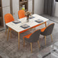 Dining Room Sets Scandinavian Metal Base Formal Rectangle Dining Table Set for Home Clearhalo 'Dining Room Sets' 'Dining Tables & Seating' 'dining_room_set' 'furn' 'furn_dining_room_set' 'Furniture' 'furniture_dining_room_set' 'Kitchen & Dining Furniture' 'kitchen&dining_furn' 'kitchen' 1200x1200_c5b07793-b098-4ba9-8263-6dbe6269d727