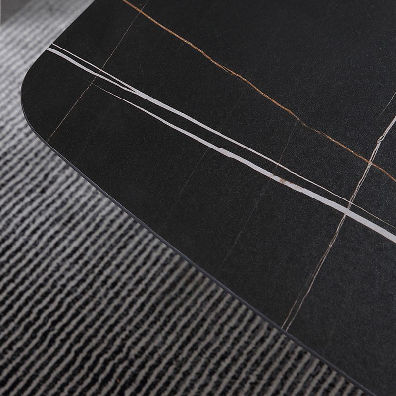 Enkele cocktailtafel leisteen rechthoekige salontafel voor woonkamer