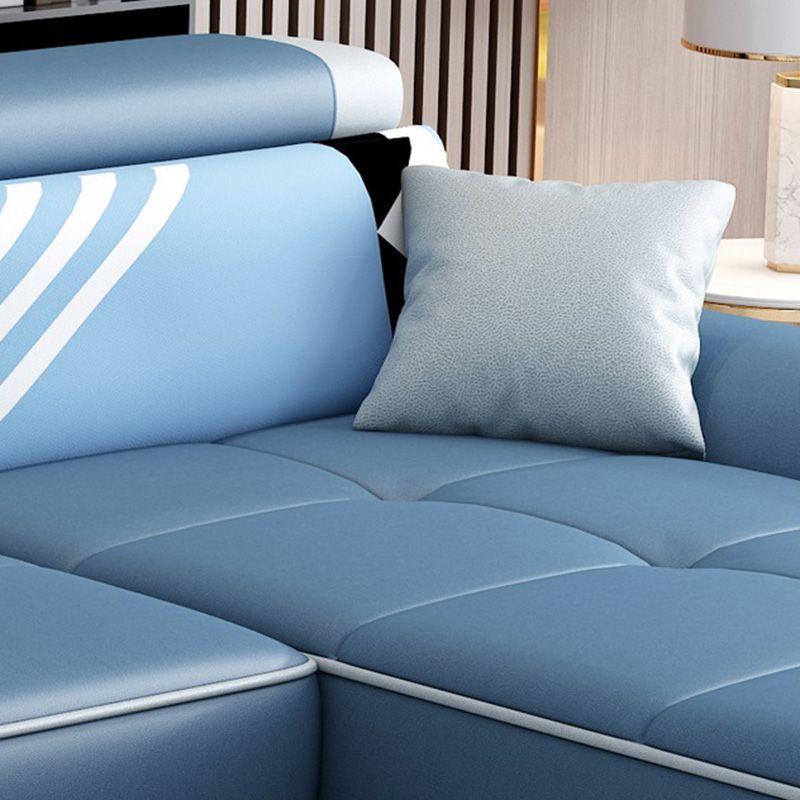 82.68" W √ó 57.09" D √ó 35.43" H High Back Pillow Top Arm Sectional with Slipcovere Clearhalo 'furn' 'furn_sectionals' 'Furniture' 'furniture_sectionals' 'kitchen' 'kitchen_sectionals' 'Living Room Furniture' 'Sectionals' 1200x1200_c5b16d7d-7ee4-46be-8237-586ea6faca2e