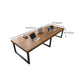 Solid Wood Rectangle Office Desk Industrial 29.53" Tall Writing Desk Clearhalo 'furn' 'furn_office_desk' 'Furniture' 'Office Desks' 'Office Furniture' 'office_desk' 1200x1200_c5b1db1b-3965-4122-b3c0-3e79ef511027