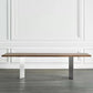 Rectangle Shape Glam Dining Table Double Pedestal Table with Solid Wood Clearhalo ' dining_table' 'Dining Tables & Seating' 'Dining Tables' 'furn' 'furn_dining_table' 'Furniture' 'furniture_dining_table' 'Kitchen & Dining Furniture' 'kitchen&dining_furn' 'kitchen' 'kitchen_dining_table' 1200x1200_c5b7a048-6158-44f8-a133-776562649df4
