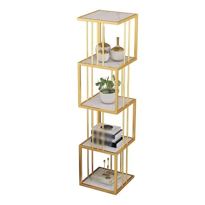 Open Vertical Etagere Bookshelf Industrial Iron Frame Manufactured Wood Shelf Bookshelf Clearhalo 'Bookcases' 'furn' 'furn_bookcases' 'Furniture' 'furniture_bookcases' 'kitchen' 'kitchen_bookcases' 'Living Room Furniture' 'Office Furniture' 1200x1200_c5b928d0-2879-4f59-960e-b441e9d22351
