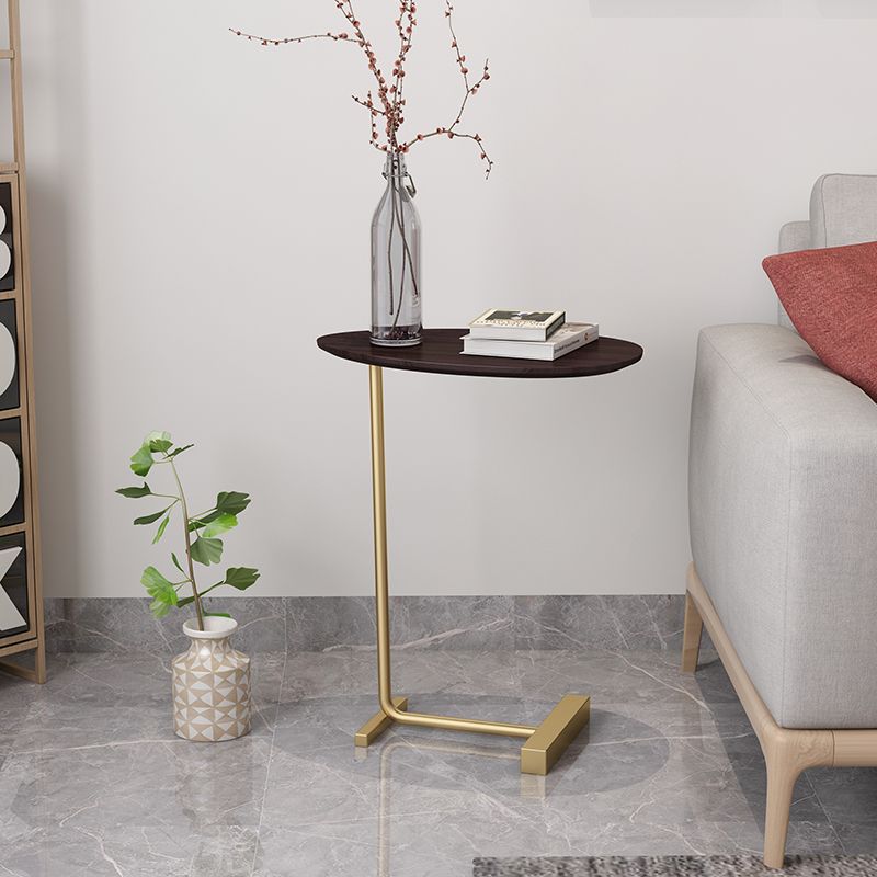 23.6inch Tall Modern C Corner Table Solid Wood Side End Table Clearhalo 'Coffee & Accent Tables' 'End & Side Tables' 'end_side_tables' 'furn' 'furn_end_side_tables' 'Furniture' 'Living Room Furniture' 1200x1200_c5ba2cd5-cdee-43f8-aa66-be117d96d7ac