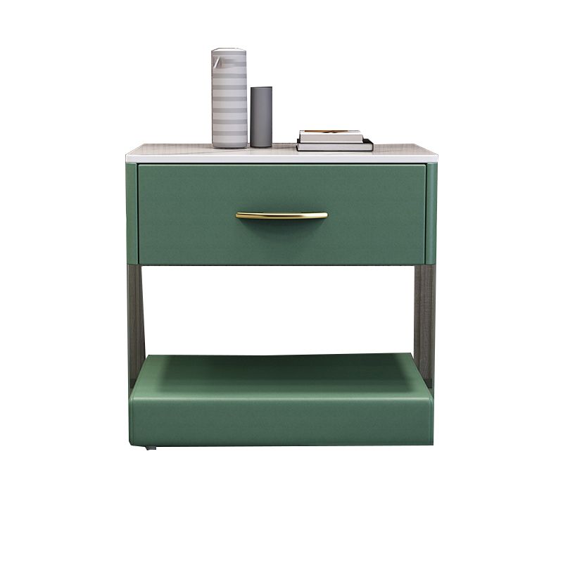 Armoire de chevet de lit moderne en bois massif avec tiroir