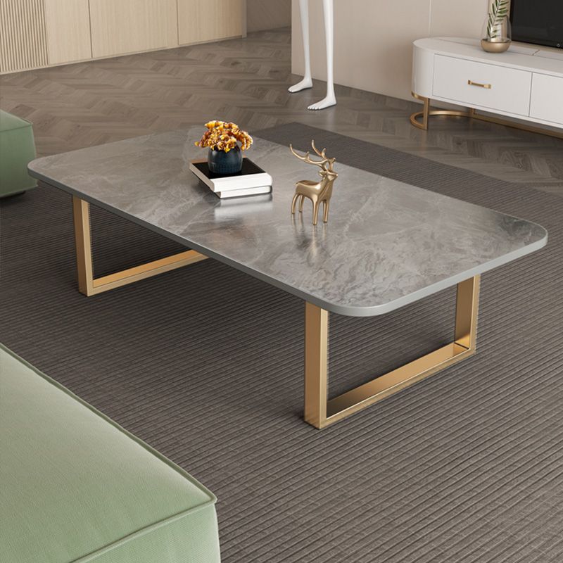 Slate Rectangular Coffee Table Trestle Coffee Cocktail Table Clearhalo 'Coffee & Accent Tables' 'Coffee Tables' 'coffee_tables' 'furn' 'furn_coffee_tables' 'Furniture' 'Living Room Furniture' 1200x1200_c5bc62d7-9f48-4db1-9433-ca0496c5247a