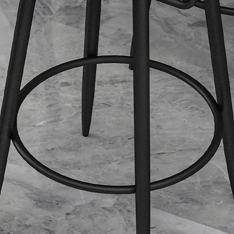 Siège rond tabouret de comptoir rembourré Bar sans bras industriel chai