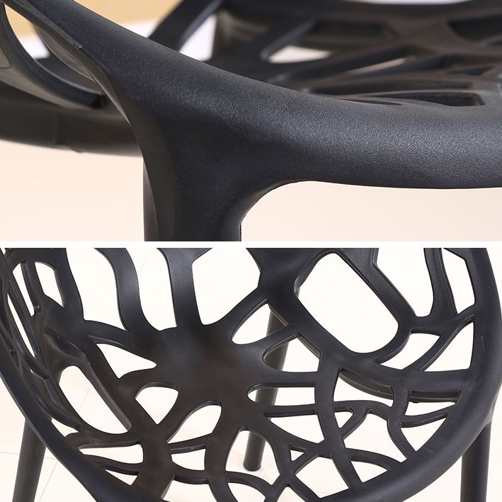 Contemporary Plastic Dining Room Chairs Armless Open Back Dining Side Chair for Restaurant Clearhalo ' kitchen&dining_furn' 'Dining Chairs' 'Dining Tables & Seating' 'dining_chair' 'furn' 'furn_dining_chair' 'Furniture' 'furniture_dining_chair' 'Kitchen & Dining Furniture' 'kitchen' 1200x1200_c5be5227-3f5b-4d45-a0ae-f2dafb630cc1