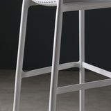 Plastic Scandinavian Kitchen Dining Room Stool Low Back Armless Bar Stool Clearhalo 'Bar Furniture' 'Bar Stools' 'bar_stools' 'furniture_bar_stools' 'Kitchen & Dining Furniture' 'kitchen&dining_furn' 'kitchen' 'kitchen_furn' Furniture' 1200x1200_c5c039f2-65c7-4532-8084-90b6626b5039