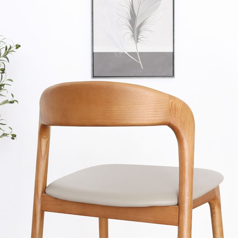 Tabourets à manger en bois massif tabourets de bar contemporains avec coussin