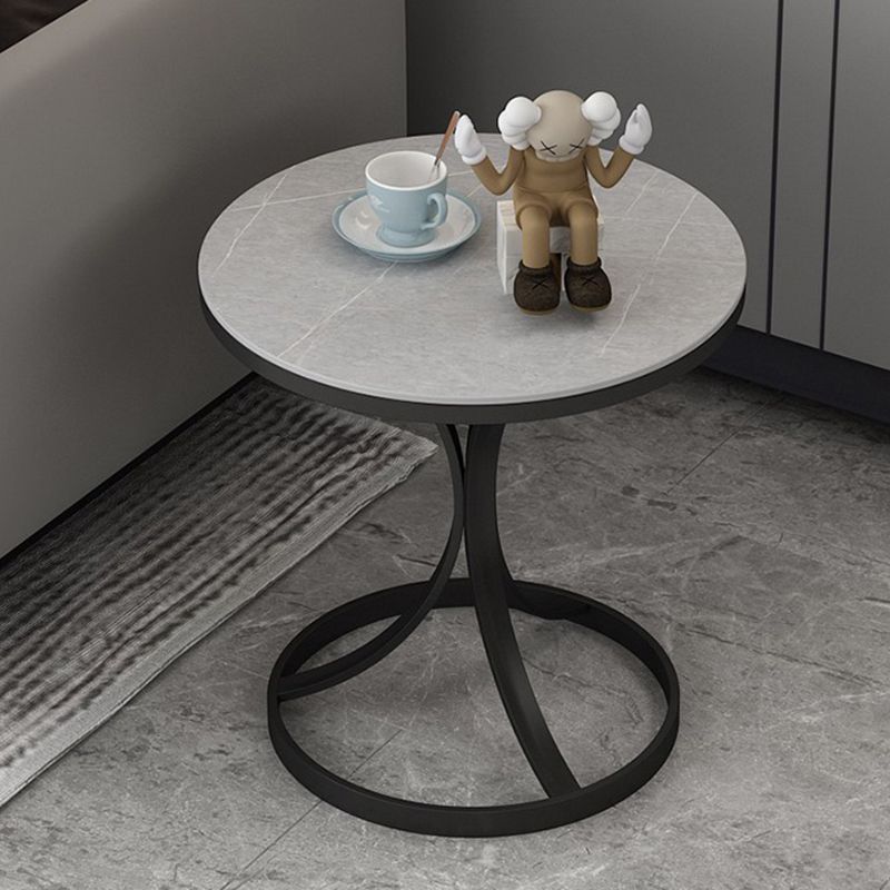 Tavolo da tavolo moderno di round -end per sala da pranzo e casa