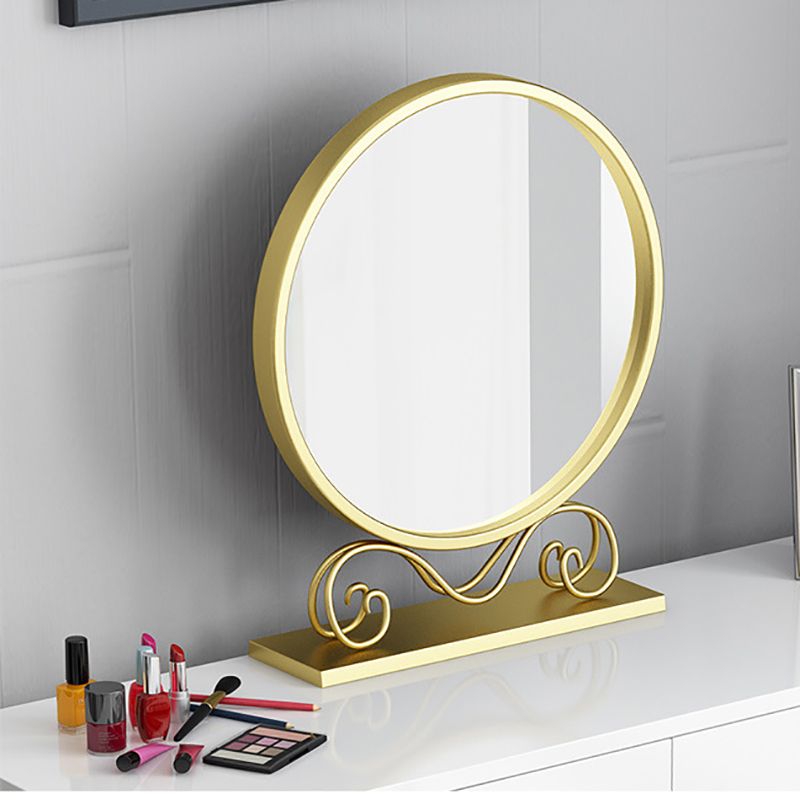 Glam Make-up Vanity 15.74 "tavoli da vanità larghi con 2 cassetti