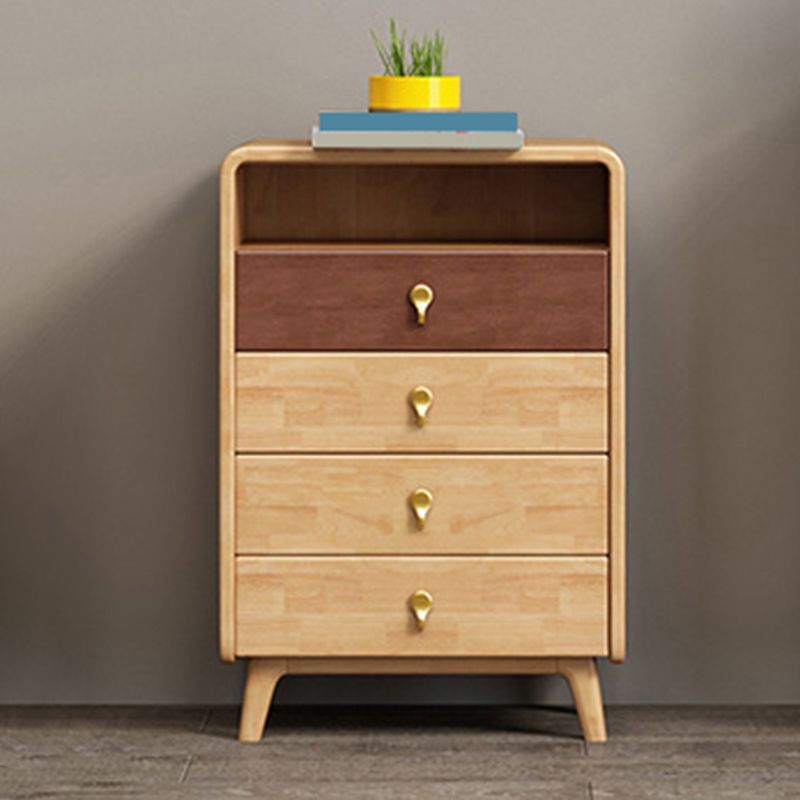 Contemporary Accent Chest with 4 Wooden Legs 15.74" Wide Chest with Drawers Clearhalo 'Cabinets & Chests' 'cabinets_chests' 'furn' 'furn_cabinets_chests' 'Furniture' 'Living Room Furniture' 1200x1200_c5c904dd-89ed-4b8b-8730-118c455cd252