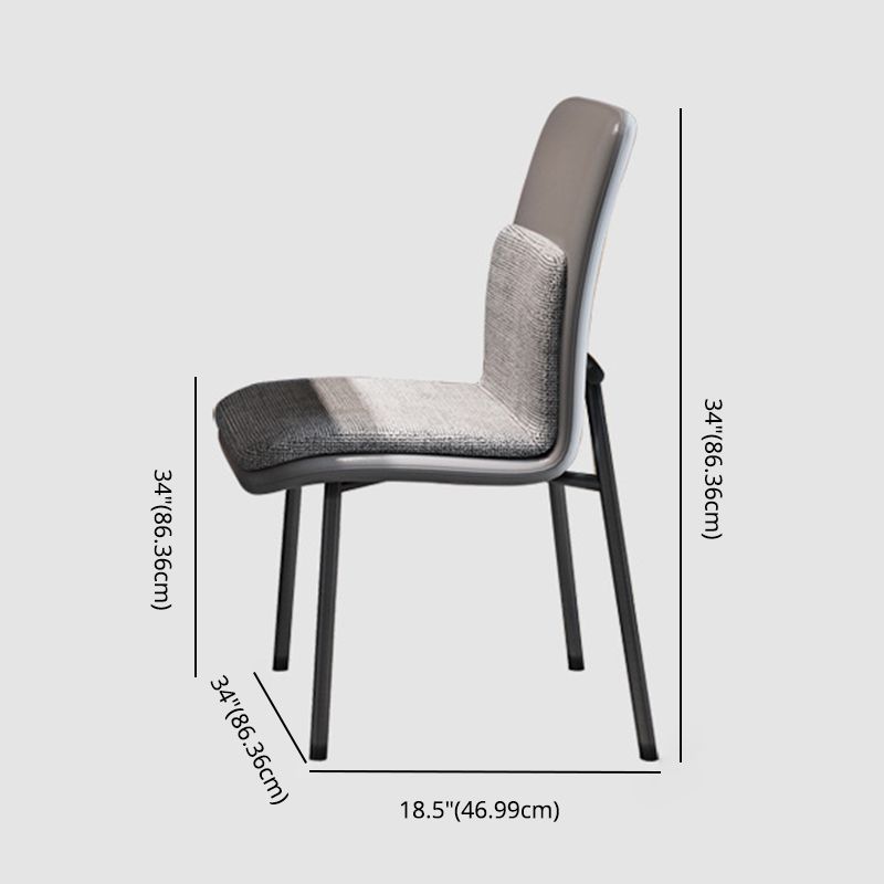 Modern Sintered Stone Table Set of 5/7 with Rectangle Table Dining Set with Fabric Leather Chairs Clearhalo 'Dining Room Sets' 'Dining Tables & Seating' 'dining_room_set' 'furn' 'furn_dining_room_set' 'Furniture' 'furniture_dining_room_set' 'Kitchen & Dining Furniture' 'kitchen&dining_furn' 'kitchen' 1200x1200_c5c958ad-d897-47d4-a9df-bc244d4f2176