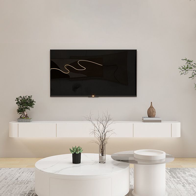 Floating TV Media Stand Contemporary Stand Console with Drawers Clearhalo 'furn' 'furn_tv_stands_entertainment_centers' 'Furniture' 'Living Room Furniture' 'TV Stands & Entertainment Centers' 'TV Stands & Media Storage Furniture' 'tv_stands_entertainment_centers' 1200x1200_c5cb1ca6-d415-4b18-a84c-27b74be30573