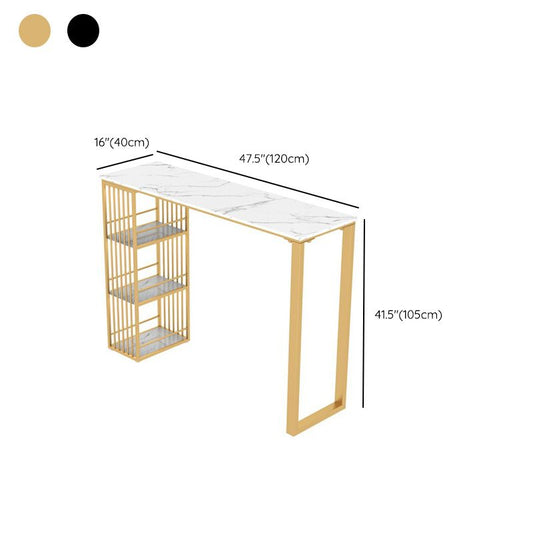 グラムパブの高さダイニングテーブルフェイクマーブルトップパブパティオテーブル