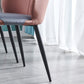 Contemporary Style Metal Chairs Set Dining Kitchen Solid Back Side Chair (Set of 4) Clearhalo ' kitchen&dining_furn' 'Dining Chairs' 'Dining Tables & Seating' 'dining_chair' 'furn' 'furn_dining_chair' 'Furniture' 'furniture_dining_chair' 'Kitchen & Dining Furniture' 'kitchen' 1200x1200_c5cbe9e3-8993-4bdc-bd88-76384c62db3d