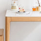 Modern Square White Stone Tabletop Dining Table with 4 Oak Legs Clearhalo 'Dining Tables & Seating' 'Dining Tables' 'dining_table' 'furn' 'furn_dining_table' 'Furniture' 'Kitchen & Dining Furniture' 1200x1200_c5cd2e76-454b-4213-bbec-4402c7a3d285