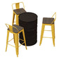 1/3/4 Pieces Industrial Style Bar Stool and Table Set Metal Bar Table Set Clearhalo 'Bar Furniture' 'furn' 'furn_home_bar_bar_sets' 'Furniture' 'Home Bars & Bar Sets' 'home_bar_bar_sets' 'Kitchen & Dining Furniture' 1200x1200_c5ce749a-e141-46ff-ab5d-2931a7565fc5
