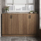Square Accent Cabinet Modern & Contemporary Storage Cabinet with Water Resistant