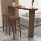 Modern Living Room Solid Wood Double pedestal Bar Dining Table Clearhalo 'Bar Furniture' 'Bar Tables' 'bar_tables' 'furn' 'furn_bar_tables' 'Furniture' 'Kitchen & Dining Furniture' 1200x1200_c5cff9cf-8aaf-4152-be58-9f6b5f7a8591