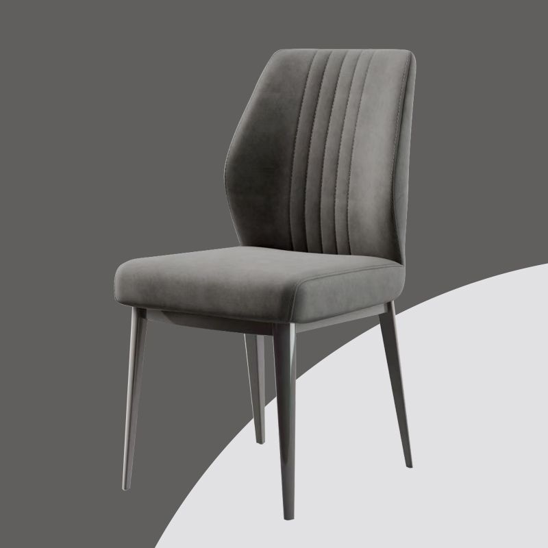 Faux Leder Esszimmerstühle Nordic Style Parsons Stuhl für Esszimmer