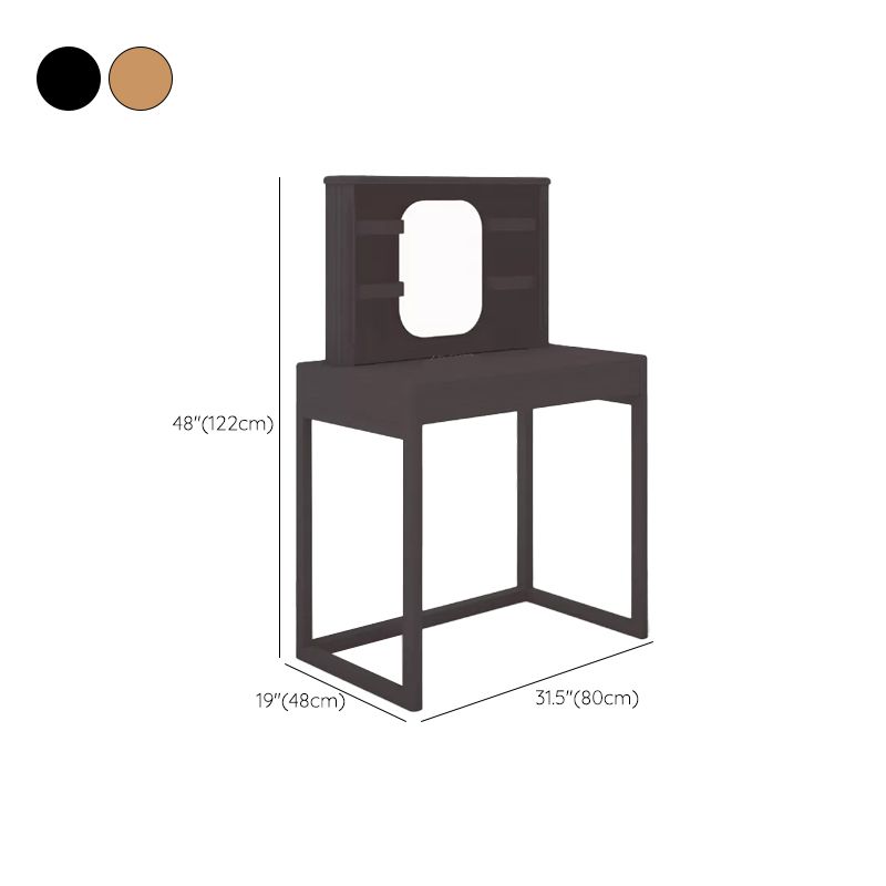 Tavolo da scrivania per vanità tradizionale per la camera da letto tavolo da toeletta in legno massiccio