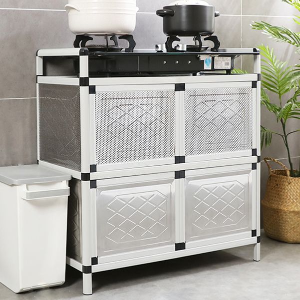 Server da pranzo in stile contemporaneo in metallo per cucina e sala da pranzo