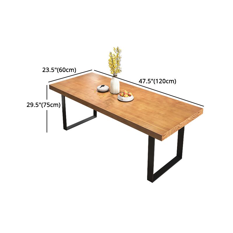 Industrial 1/2/3/5/7 Pieces Dining Table with Chairs Solid Wood Dinette Set Clearhalo 'Dining Room Sets' 'Dining Tables & Seating' 'dining_room_set' 'furn' 'furn_dining_room_set' 'Furniture' 'furniture_dining_room_set' 'Kitchen & Dining Furniture' 'kitchen&dining_furn' 'kitchen' 1200x1200_c5d55b7c-955a-4df0-814a-1cc61c82959f