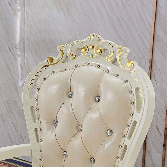 Victorian Style Solid Wood Dining Room Armchair King Louis Back Side Chair for Home Use Clearhalo ' kitchen&dining_furn' 'Dining Chairs' 'Dining Tables & Seating' 'dining_chair' 'furn' 'furn_dining_chair' 'Furniture' 'furniture_dining_chair' 'Kitchen & Dining Furniture' 'kitchen' 1200x1200_c5d8455a-9d60-4c11-863d-bf534188ce4d