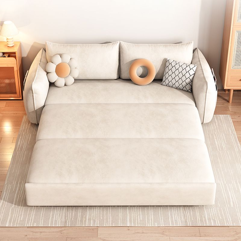 Divano per dormiente futon scandinavo divano convertibile bianco per soggiorno