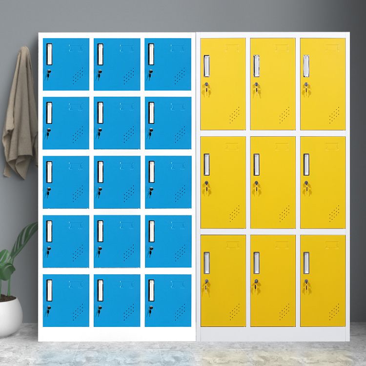 Metalen matte afwerking Kast Hedendaagse opbergkast met scharnierende deur