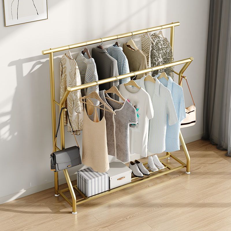 Modern Hall Stand Metal 2 Hooks Free Standing Storage Shelf Organizer Coat Rack Clearhalo 'Entry & Mudroom Furniture' 'furn' 'furn_hall_tree_coat_racks' 'Furniture' 'Hall Trees & Coat Racks' 'hall_tree_coat_racks' 1200x1200_c5df27b5-ecd0-4c51-8766-b06efa8764e3